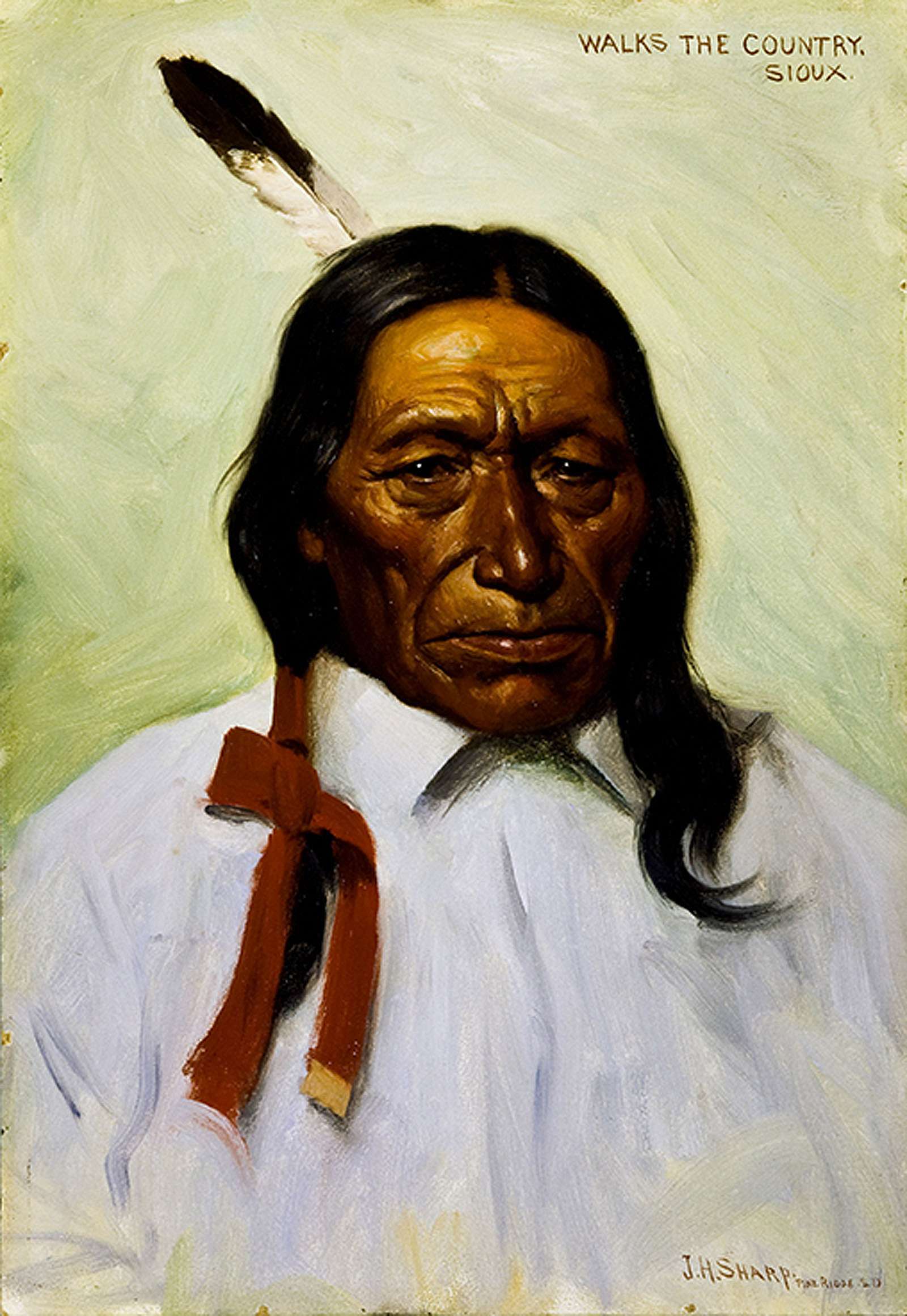 Walks the Country, Full Face; [Walks the Country. Sioux]